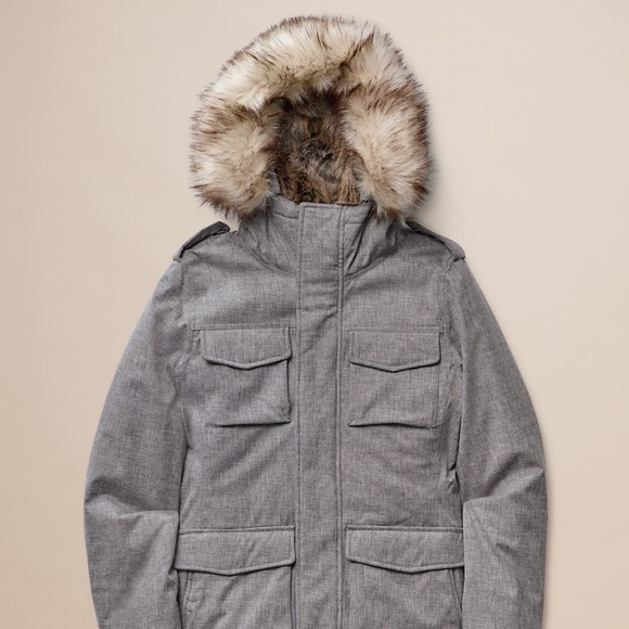 TNA Niseko Grey Parka - Picture 3 of 3